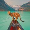 Bengal Cat In Banff National Park paint by numbers