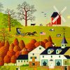 Charles Wysocki Windmill Paint by numbers
