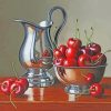 Cherries Still Life Paint by numbers
