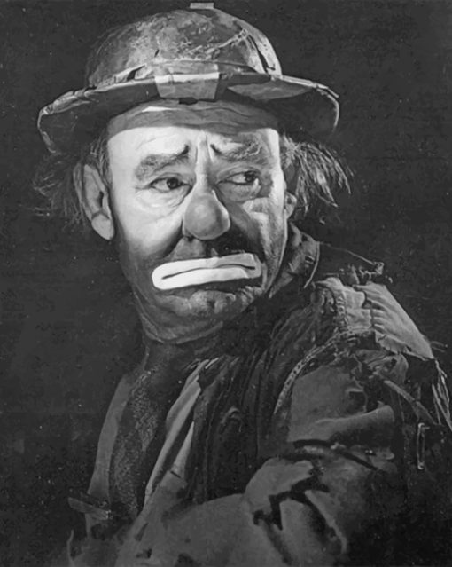 Emmett Kelly paint by number