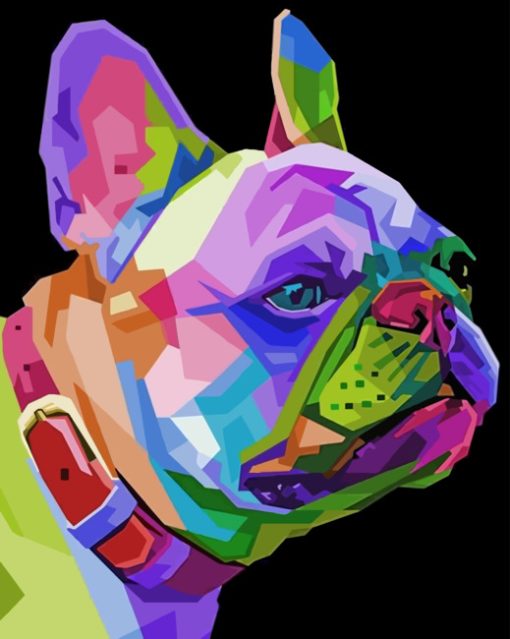 French Bulldog paint by numbers