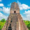 Guatemala El Peten Tikal Ruins paint by numbers