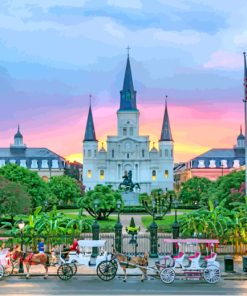 Jackson Square Paint by numbers