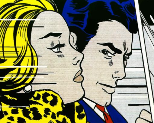 Pop Art Couple Paint by numbers