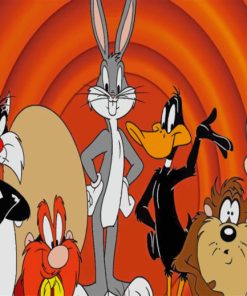 Looney Tunes paint by numbers