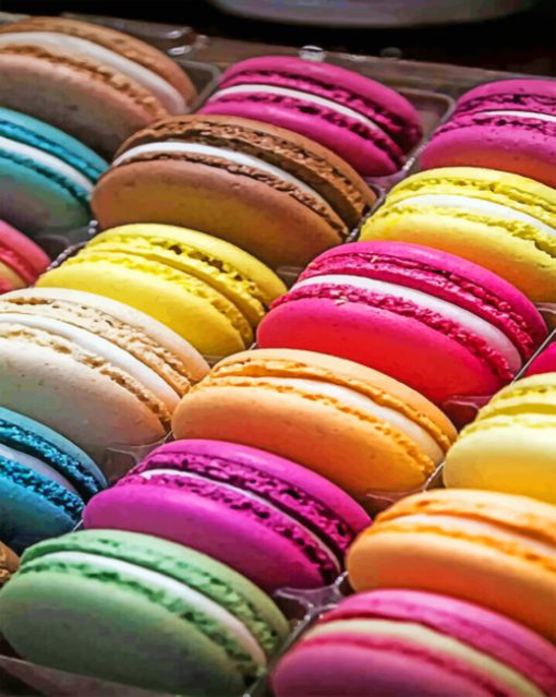 macaroons Paint by numbers