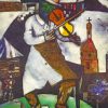 Marc Chagall The Fiddler paint by numbers