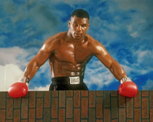 Mike Tyson The Boxer Paint by numbers