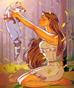 Pocahontas Disney Paint by numpbers