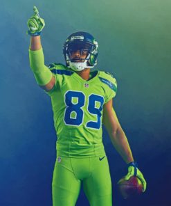 Seatle Seahawks paint by numbers