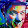 Smiling Charlie Chaplin Paint by numbers