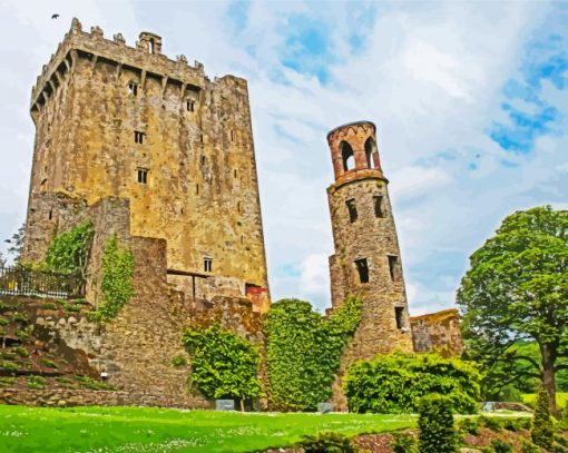 Blarney Castle paint by number