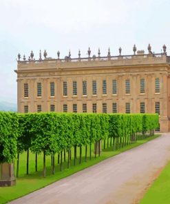 Chatsworth House Derbyshire paint by number