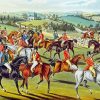 Fox Hunting Scene paint by number
