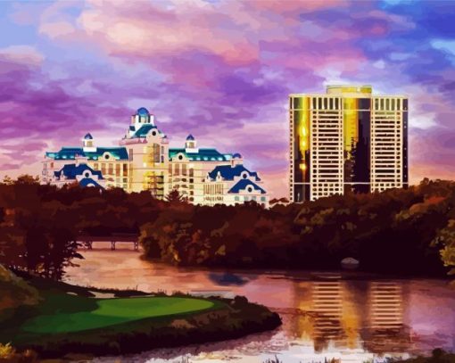 Foxwoods Resort Casino paint by number