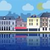 Honfleur Poster paint by number