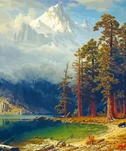 Lake Alps paint by number