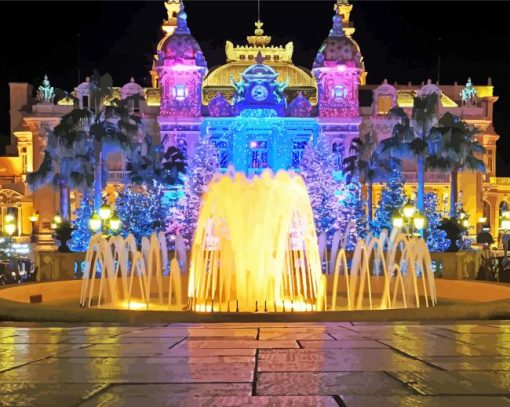 Monte Carlo Casino paint by number