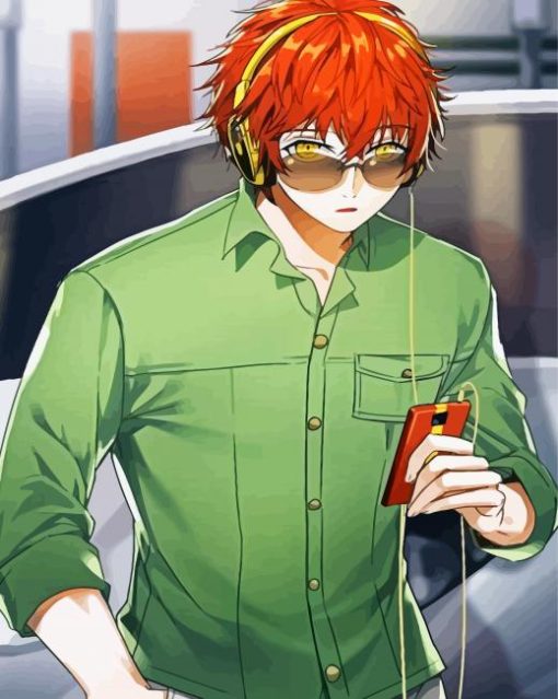 Mystic Messenger 707 Anime Boy paint by number