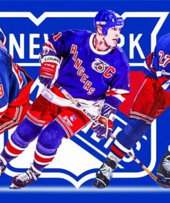 New York Rangers paint by number