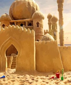Sand Castle Art paint by number