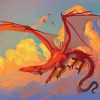 Smaug The Dragon Art paint by number