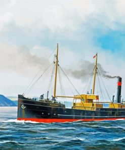 The Steamship paint by number