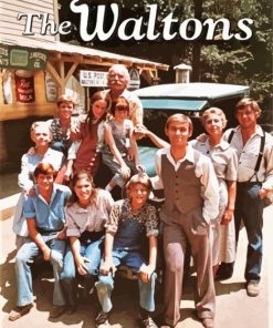The Waltons Poster paint by number
