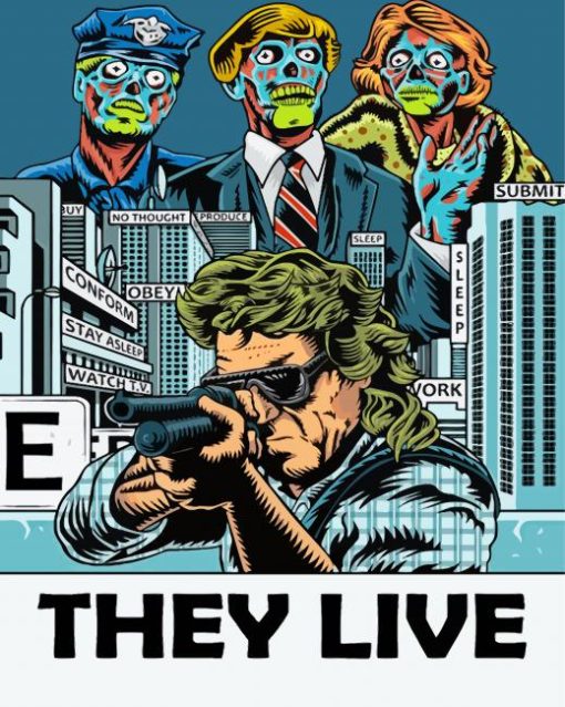 They Live paint by number