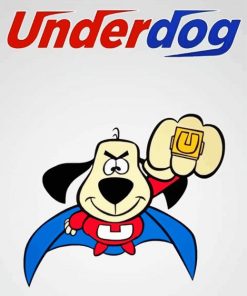 Underdog Tv Show paint by number