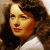 Aesthetic Jeanne Crain paint by number