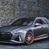 Grey Audi Rs6 Car paint by number