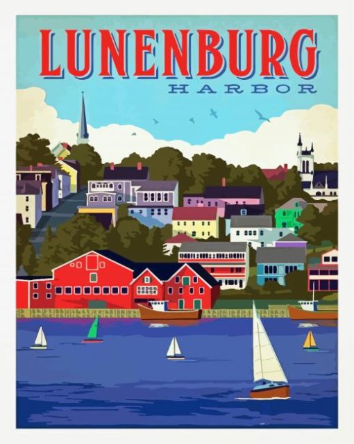 Lunenburg Poster paint by number
