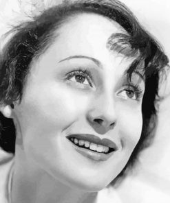 The Beautiful Actress Luise Rainer paint by number