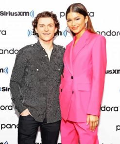 Tom Holland Actor And Zendaya paint by number