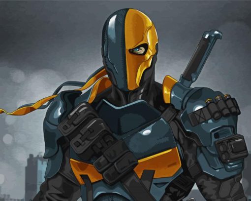 Aesthetic Deathstroke paint by number