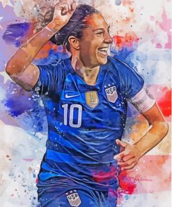 Ali Krieger Player Art paint by number