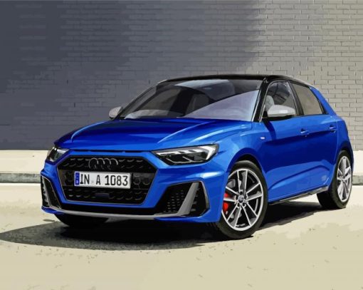 Audi The A1 Sport Car paint by number