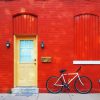 Bicycle By Door paint by number