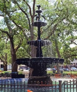 Bienville Square Fountain paint by number