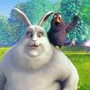 Big Buck Bunny paint by number