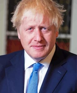 Boris Johnson Prime Minister Of The Uk paint by number