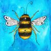 Bumble Bee Art paint by number