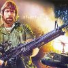 Chuck Norris Art paint by number