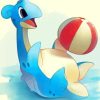 Cute Lapras paint by number