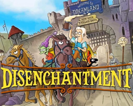 Disenchantment Poster paint by number