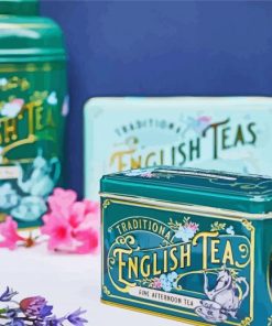 English Tea And Flowers paint by number