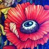 Eye Flower Art paint by number