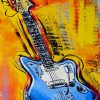 Fender Guitar Art paint by number