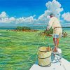 Fly Fishing Man paint by number